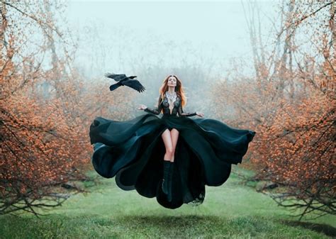 Witch facing the ground